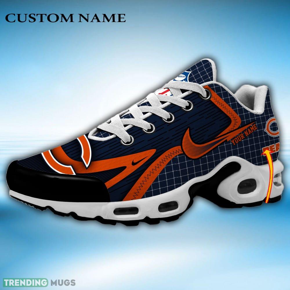 Chicago Bears NFL Teams Custom Name Air Cushion Sports Shoes New Version Gift Sneakers - Chicago Bears NFL Teams Custom Name Air Cushion Shoes_1