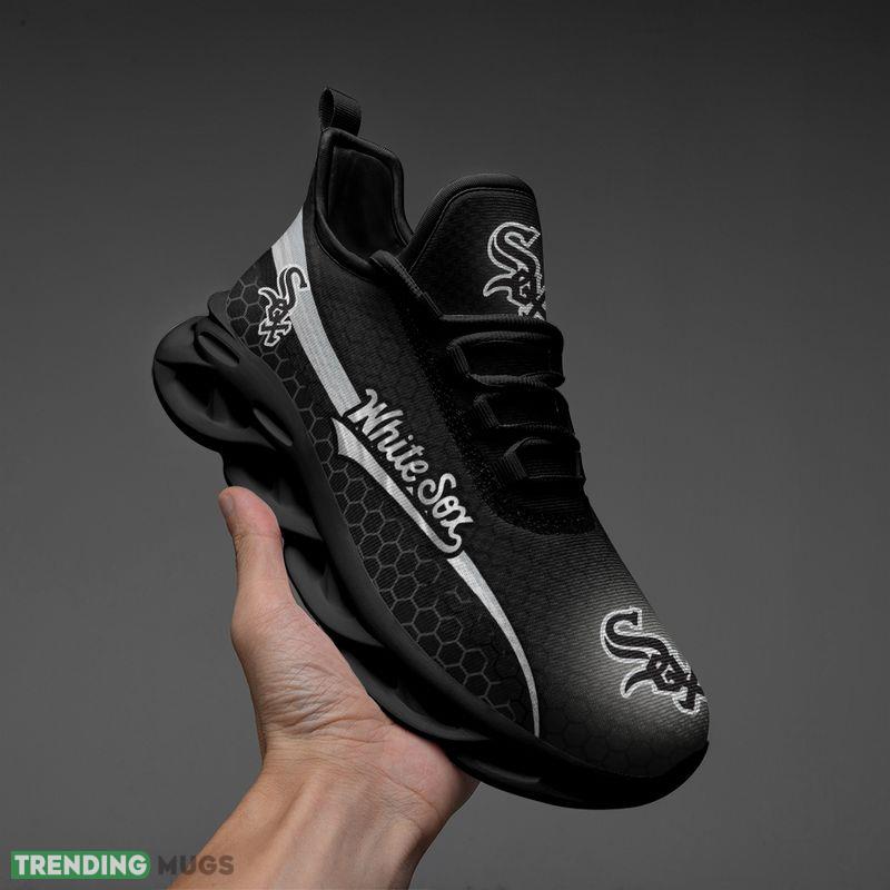 Chicago White Sox Honeycomb Pattern Max Soul Shoes Streetwear Sport Sneakers Max Soul Chicago White Sox Honeycomb Pattern Max Soul Shoes Streetwear Sport Sneakers Max Soul