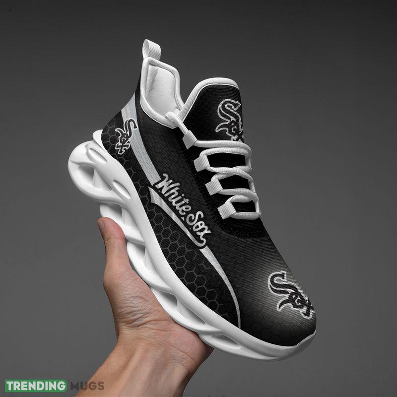 Chicago White Sox Honeycomb Pattern Max Soul Shoes Streetwear Sport Sneakers - Chicago White Sox Honeycomb Pattern Max Soul Shoes_1 Chicago White Sox Honeycomb Pattern Max Soul Shoes Streetwear Sport Sneakers - Chicago White Sox Honeycomb Pattern Max Soul Shoes_1