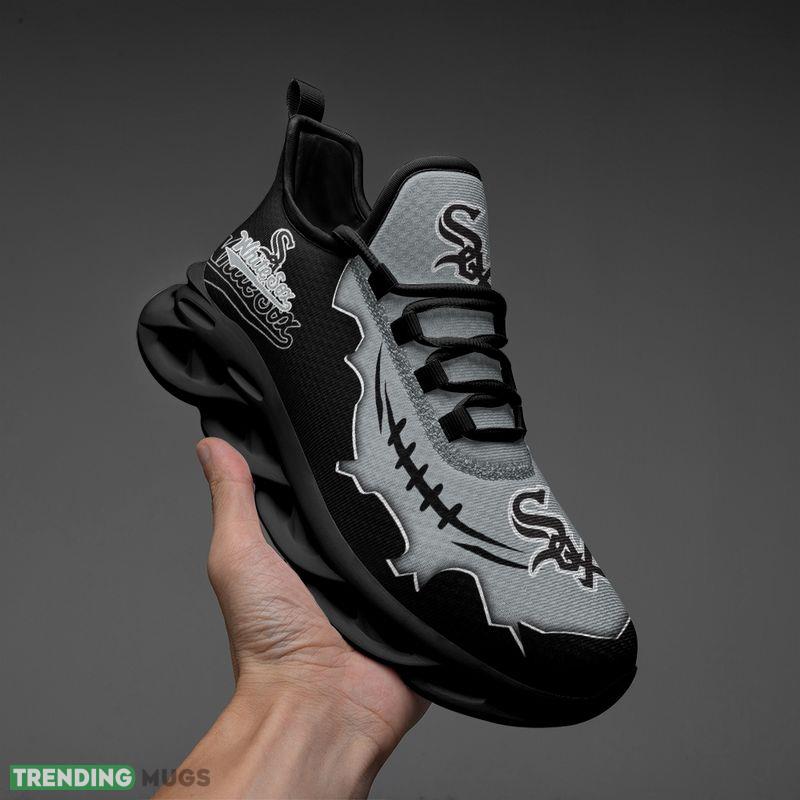 Chicago White Sox Max Soul Shoes Comfort Running Sneakers Max Soul Chicago White Sox Max Soul Shoes Comfort Running Sneakers Max Soul