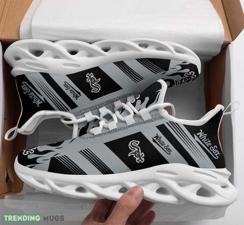 Chicago White Sox Stripe and Fire Pattern Max Soul Shoes Style Sport Sneakers - Chicago White Sox Stripe and Fire Pattern Max Soul Shoes_1 Chicago White Sox Stripe and Fire Pattern Max Soul Shoes Style Sport Sneakers - Chicago White Sox Stripe and Fire Pattern Max Soul Shoes_1