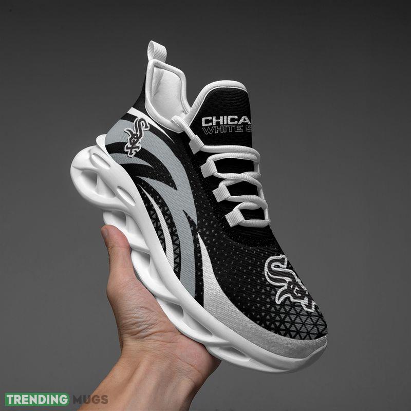 Chicago White Sox Triangle Abstract Pattern Max Soul Shoes Trend Chunky Sneakers Max Soul Chicago White Sox Triangle Abstract Pattern Max Soul Shoes Trend Chunky Sneakers Max Soul