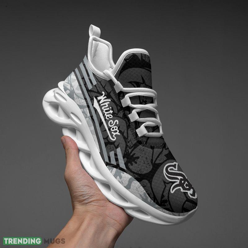 Chicago White Sox Tropical Flowers Max Soul Shoes Fashion Running Sneakers Max Soul Chicago White Sox Tropical Flowers Max Soul Shoes Fashion Running Sneakers Max Soul