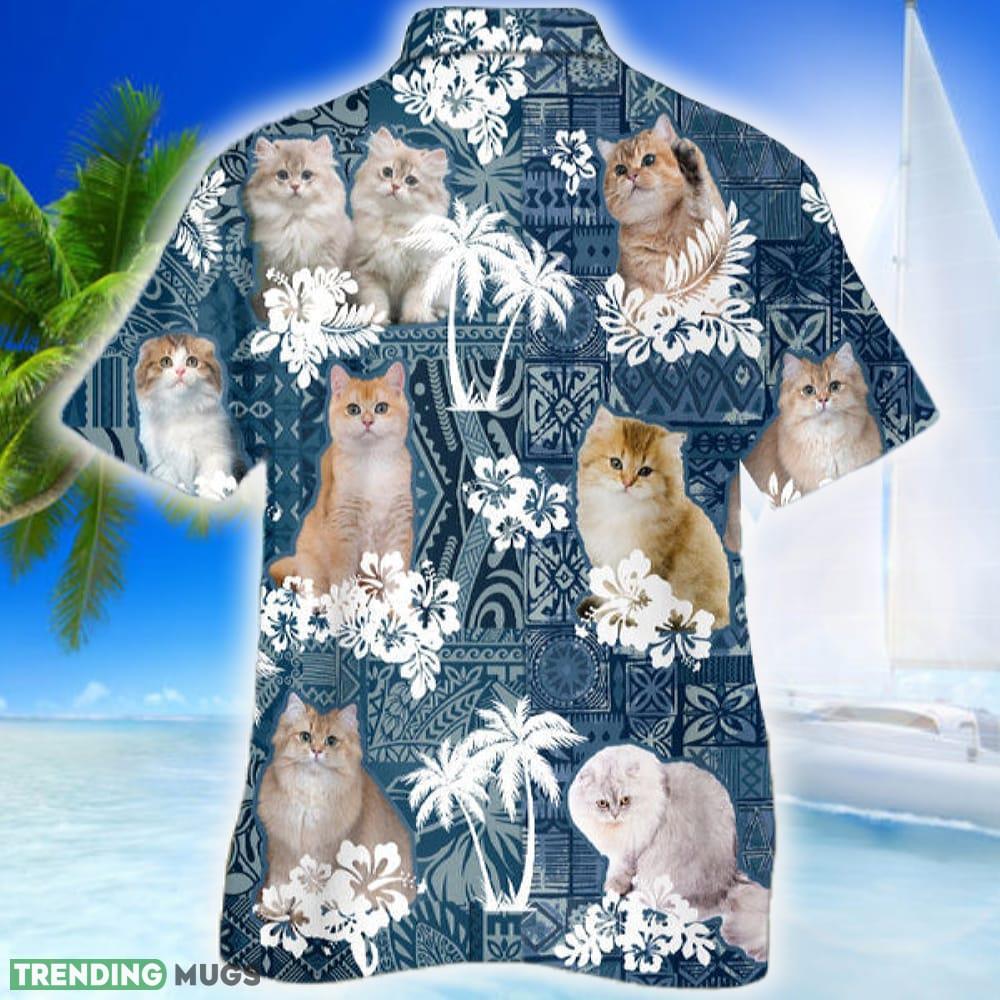 Chinchilla Longhair Hawaiian Shirt Cat Aloha Shirt For Men Women Beach Hawaiian Shirt Chinchilla Longhair Hawaiian Shirt Cat Aloha Shirt For Men Women Beach Hawaiian Shirt