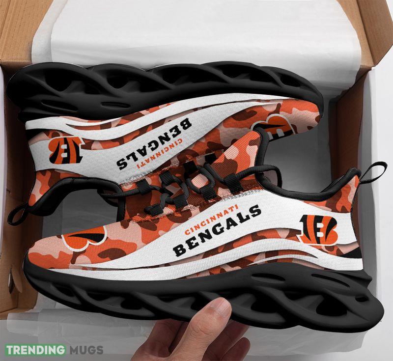 Cincinnati Bengals Camo Pattern Max Soul Shoes Symbolize Sport Sneakers Max Soul Cincinnati Bengals Camo Pattern Max Soul Shoes Symbolize Sport Sneakers Max Soul