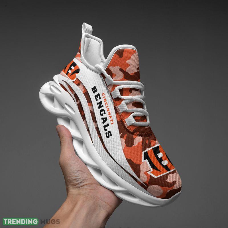 Cincinnati Bengals Camo Pattern Max Soul Shoes Symbolize Sport Sneakers Max Soul Cincinnati Bengals Camo Pattern Max Soul Shoes Symbolize Sport Sneakers Max Soul