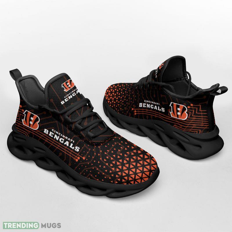 Cincinnati Bengals Electrical Circuit Max Soul Shoes Imagery Chunky Sneakers Max Soul Cincinnati Bengals Electrical Circuit Max Soul Shoes Imagery Chunky Sneakers Max Soul