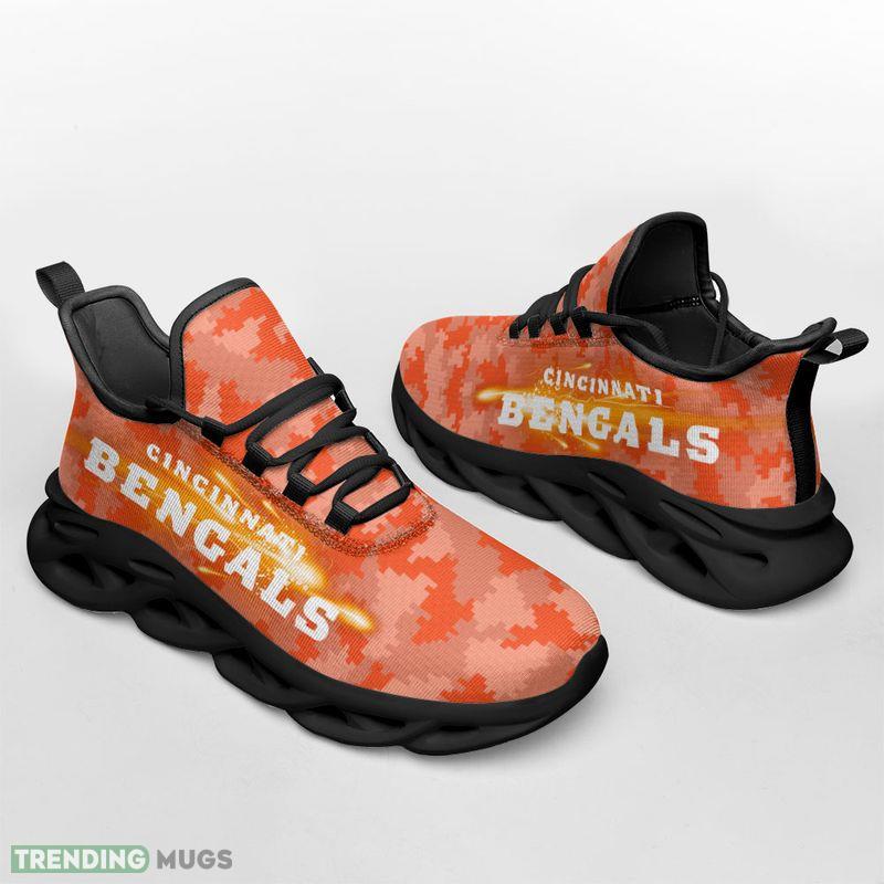 Cincinnati Bengals Knitted Camouflage Max Soul Shoes Fresh Chunky Sneakers Max Soul Cincinnati Bengals Knitted Camouflage Max Soul Shoes Fresh Chunky Sneakers Max Soul