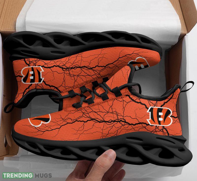 Cincinnati Bengals Lightning Pattern Max Soul Shoes Mark Chunky Sneakers Max Soul Cincinnati Bengals Lightning Pattern Max Soul Shoes Mark Chunky Sneakers Max Soul