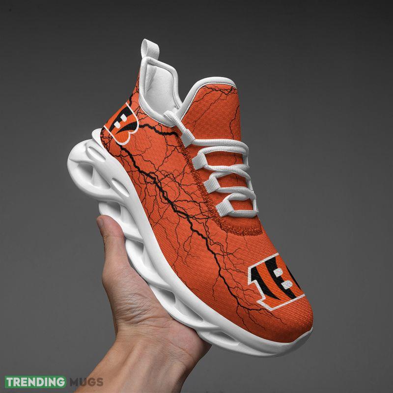 Cincinnati Bengals Lightning Pattern Max Soul Shoes Mark Chunky Sneakers Max Soul Cincinnati Bengals Lightning Pattern Max Soul Shoes Mark Chunky Sneakers Max Soul