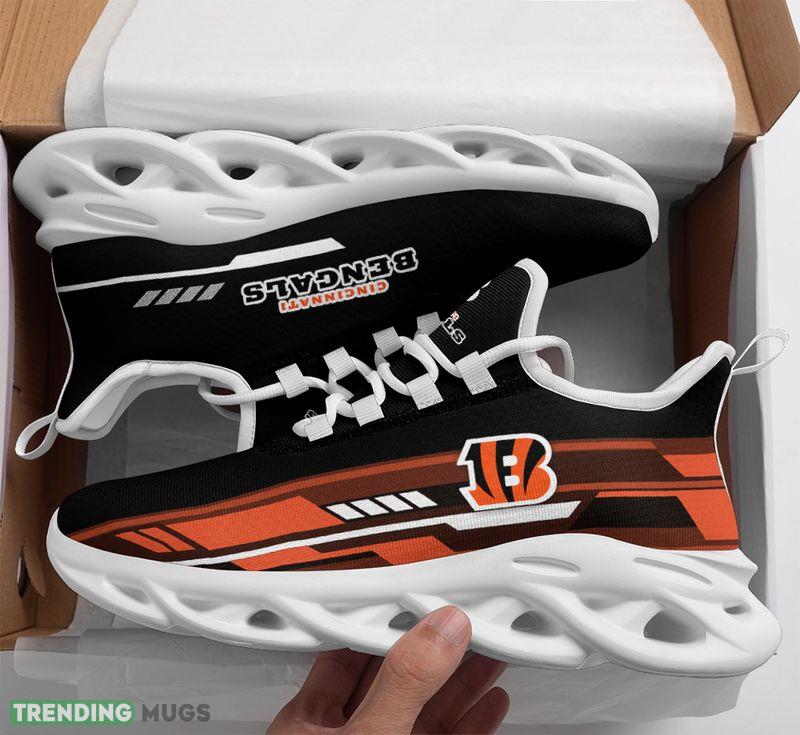 Cincinnati Bengals Line Partern Max Soul Shoes Symbolic Sport Sneakers - Cincinnati Bengals Line Partern Max Soul Shoes_1 Cincinnati Bengals Line Partern Max Soul Shoes Symbolic Sport Sneakers - Cincinnati Bengals Line Partern Max Soul Shoes_1