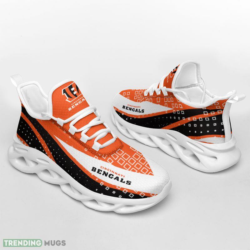Cincinnati Bengals Wavy Pattern Print Max Soul Shoes Icon Sport Sneakers - Cincinnati Bengals Wavy Pattern Print Max Soul Shoes_1 Cincinnati Bengals Wavy Pattern Print Max Soul Shoes Icon Sport Sneakers - Cincinnati Bengals Wavy Pattern Print Max Soul Shoes_1