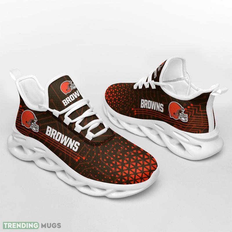 Cleveland Browns Electrical Circuit Max Soul Shoes Elevate Chunky Sneakers - Cleveland Browns Electrical Circuit Max Soul Shoes_1 Cleveland Browns Electrical Circuit Max Soul Shoes Elevate Chunky Sneakers - Cleveland Browns Electrical Circuit Max Soul Shoes_1