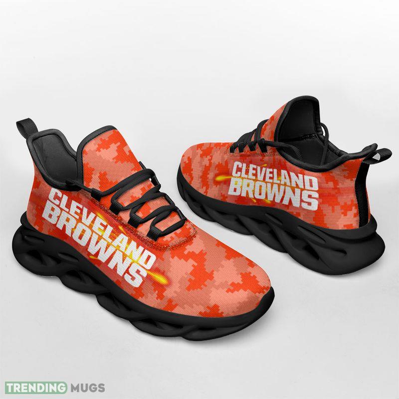 Cleveland Browns Knitted Camouflage Max Soul Shoes Propel Running Sneakers Max Soul Cleveland Browns Knitted Camouflage Max Soul Shoes Propel Running Sneakers Max Soul