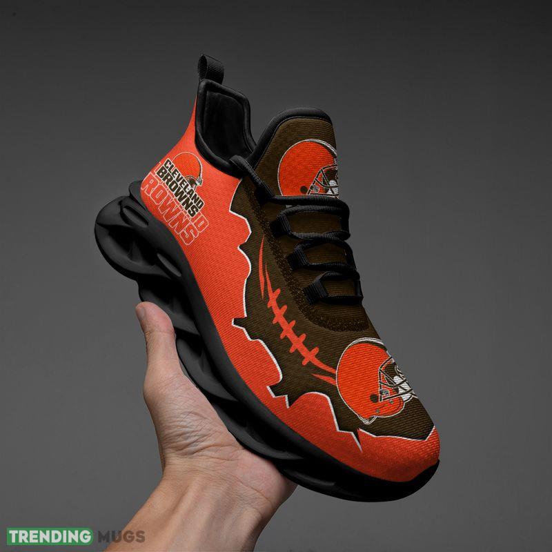 Cleveland Browns Max Soul Shoes Embrace Running Sneakers Max Soul Cleveland Browns Max Soul Shoes Embrace Running Sneakers Max Soul