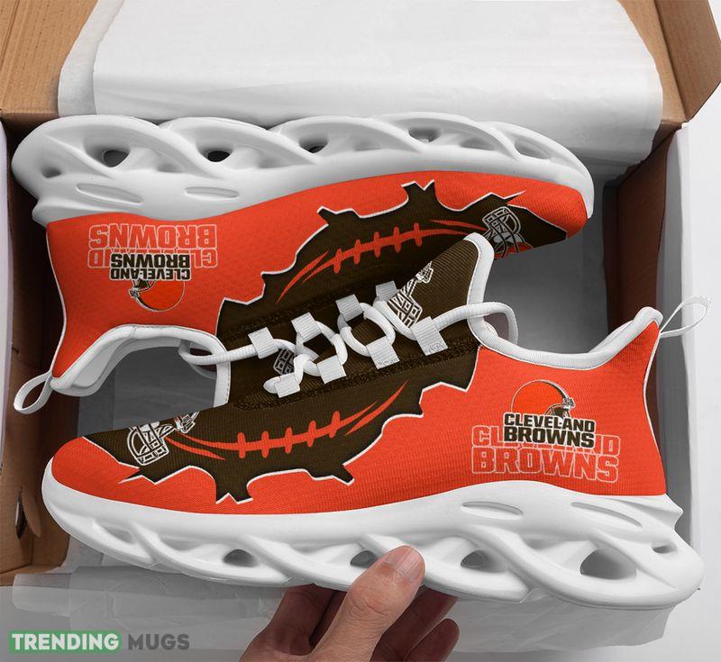 Cleveland Browns Max Soul Shoes Embrace Running Sneakers Max Soul Cleveland Browns Max Soul Shoes Embrace Running Sneakers Max Soul