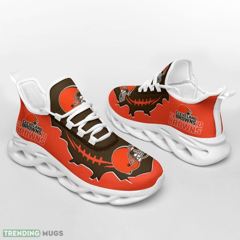 Cleveland Browns Max Soul Shoes Embrace Running Sneakers Max Soul Cleveland Browns Max Soul Shoes Embrace Running Sneakers Max Soul