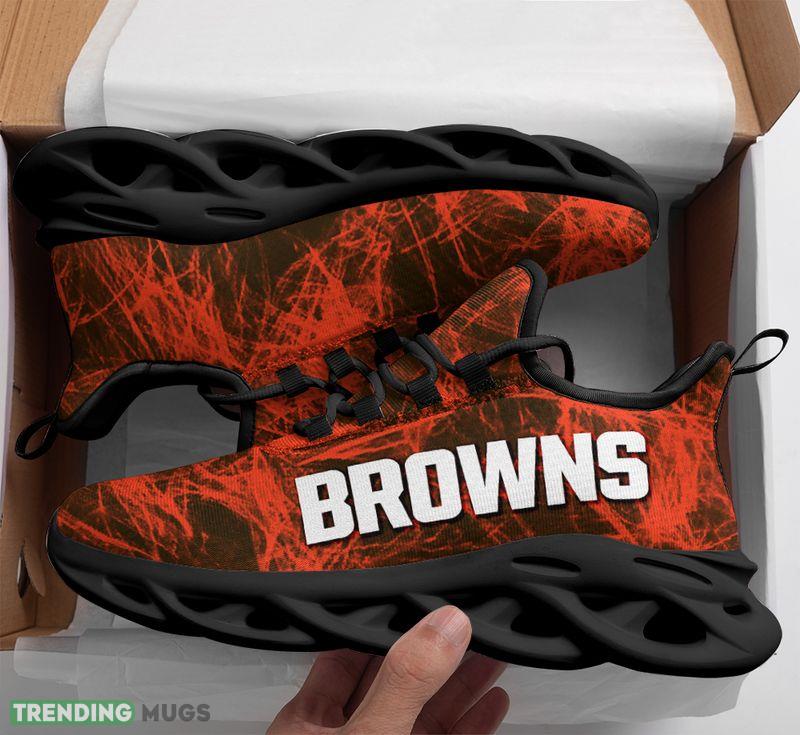 Cleveland Browns Smoke Pattern Print Max Soul Shoes Evoke Chunky Sneakers Max Soul Cleveland Browns Smoke Pattern Print Max Soul Shoes Evoke Chunky Sneakers Max Soul