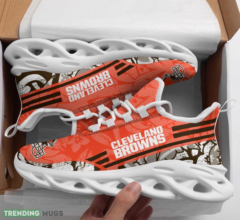 Cleveland Browns Tropical Flowers Max Soul Shoes Vibe Chunky Sneakers - Cleveland Browns Tropical Flowers Max Soul Shoes_1 Cleveland Browns Tropical Flowers Max Soul Shoes Vibe Chunky Sneakers - Cleveland Browns Tropical Flowers Max Soul Shoes_1