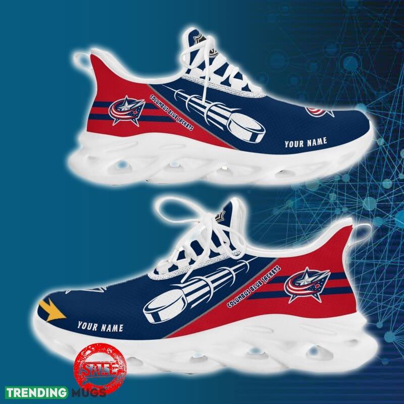 Columbus Blue Jackets Sports Shoes Custom Name Fans Gift Max Soul Sneakers New Ideas Max Soul Columbus Blue Jackets Sports Shoes Custom Name Fans Gift Max Soul Sneakers New Ideas Max Soul