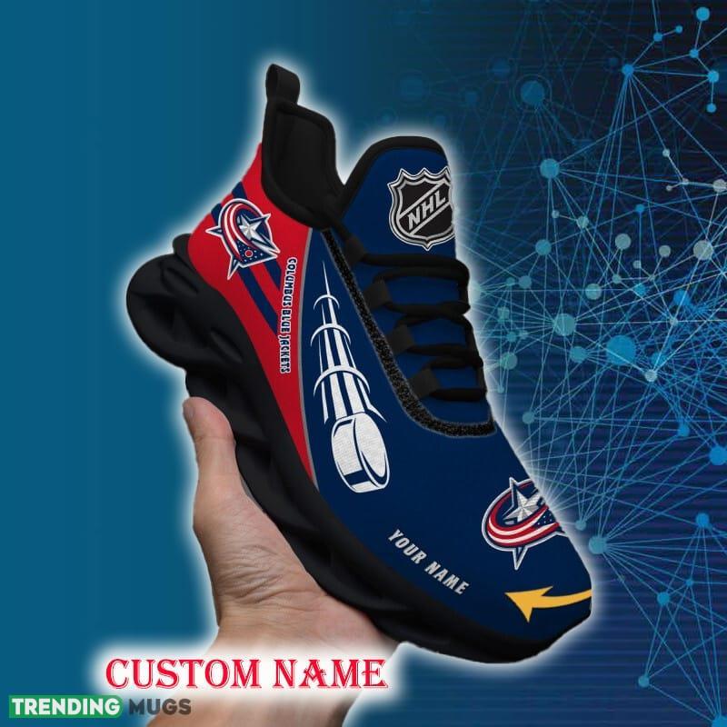 Columbus Blue Jackets Sports Shoes Custom Name Fans Gift Max Soul Sneakers New Ideas Max Soul Columbus Blue Jackets Sports Shoes Custom Name Fans Gift Max Soul Sneakers New Ideas Max Soul
