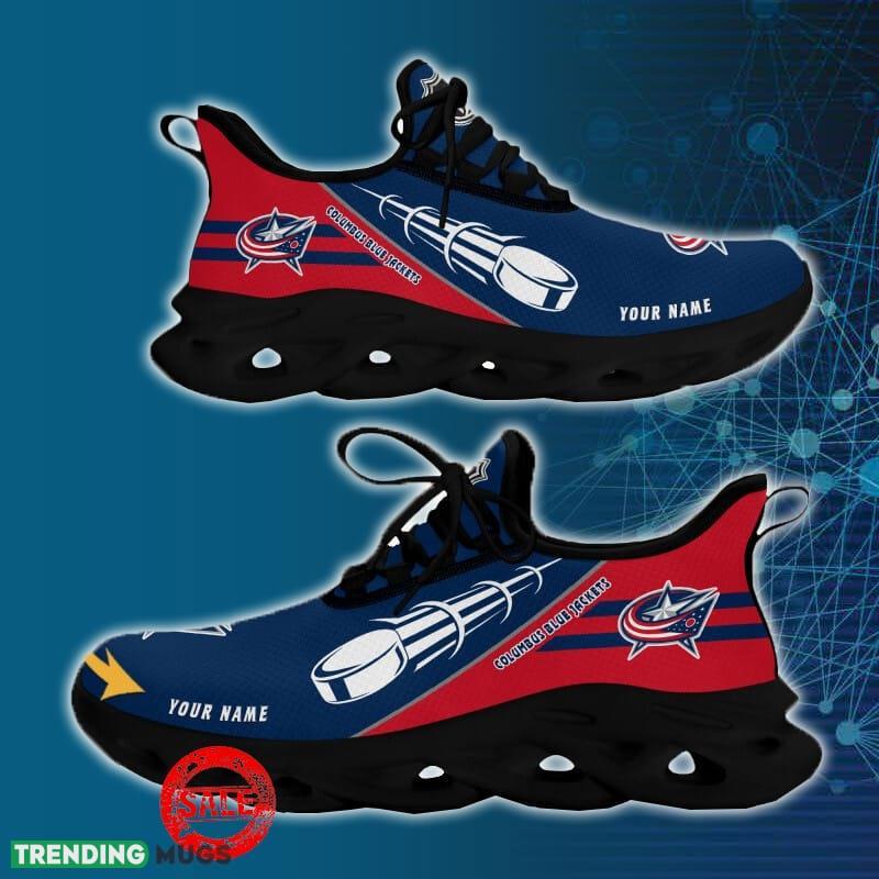 Columbus Blue Jackets Sports Shoes Custom Name Fans Gift Max Soul Sneakers New Ideas Max Soul Columbus Blue Jackets Sports Shoes Custom Name Fans Gift Max Soul Sneakers New Ideas Max Soul