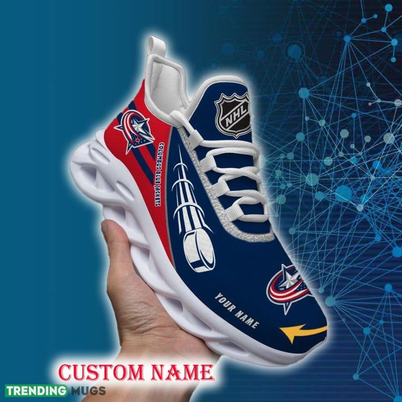 Columbus Blue Jackets Sports Shoes Custom Name Fans Gift Max Soul Sneakers New Ideas - Columbus Blue Jackets Chunky Sneakers Personalized_1 Columbus Blue Jackets Sports Shoes Custom Name Fans Gift Max Soul Sneakers New Ideas - Columbus Blue Jackets Chunky Sneakers Personalized_1