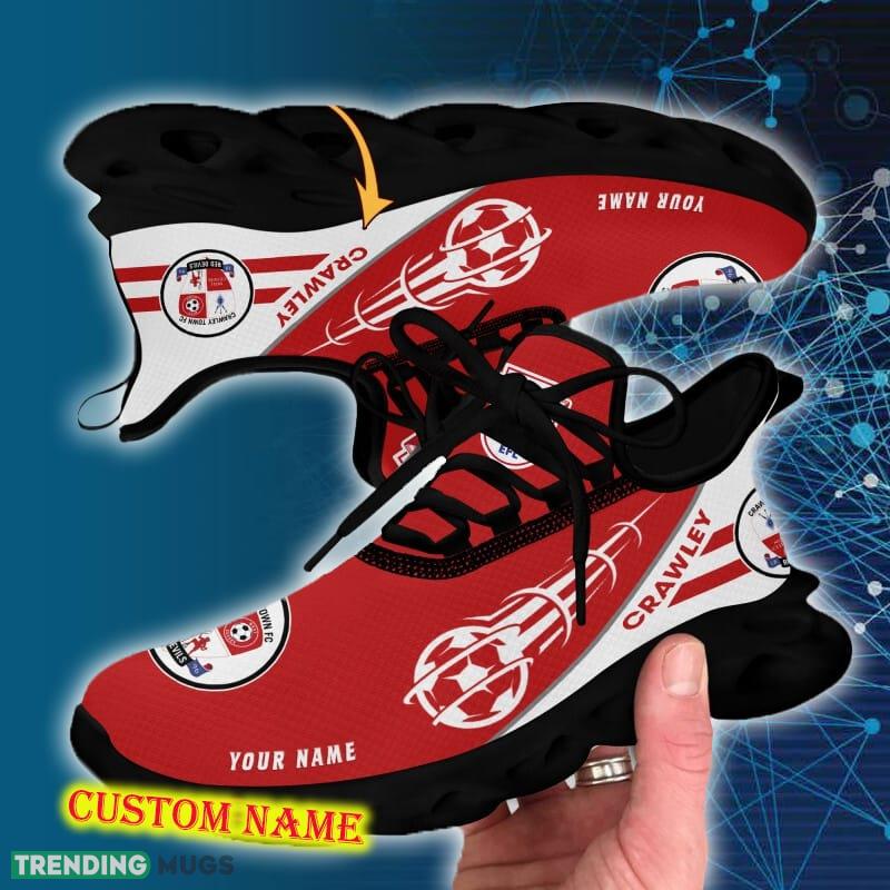 Crawley Town Sports Shoes Custom Name Fans Gift Max Soul Sneakers New Ideas Max Soul Crawley Town Sports Shoes Custom Name Fans Gift Max Soul Sneakers New Ideas Max Soul