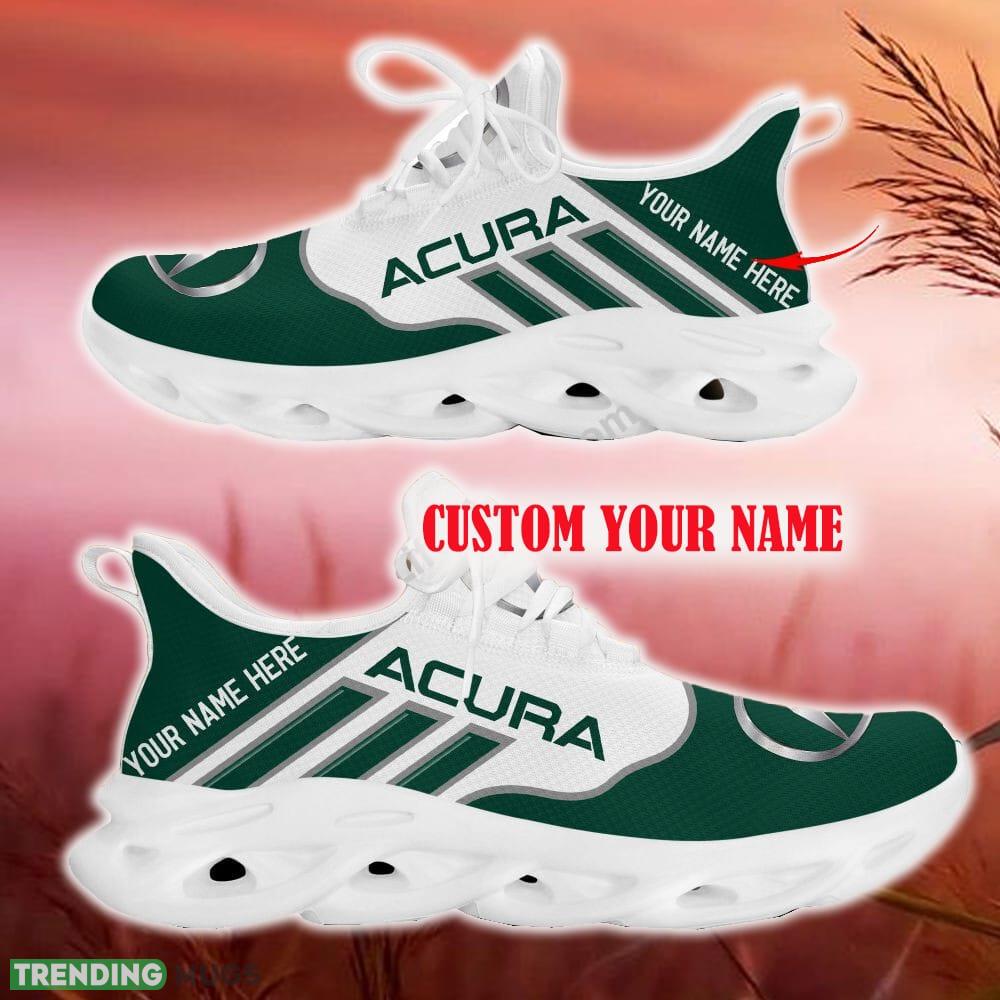 Custom Name Acura Green Car Logo Max Soul Sneakers For Fans Team Running Shoes Gift Men And Women - Acura Max Soul Shoes New Car_16 Custom Name Acura Green Car Logo Max Soul Sneakers For Fans Team Running Shoes Gift Men And Women - Acura Max Soul Shoes New Car_16