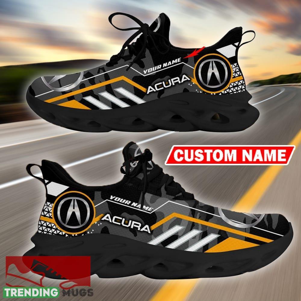 Custom Name Acura Logo Camo Black Max Soul Sneakers Racing Car And Motorcycle Chunky Sneakers - Acura Logo Racing Car Tractor Farmer Max Soul Shoes Personalized Photo 1 Custom Name Acura Logo Camo Black Max Soul Sneakers Racing Car And Motorcycle Chunky Sneakers - Acura Logo Racing Car Tractor Farmer Max Soul Shoes Personalized Photo 1
