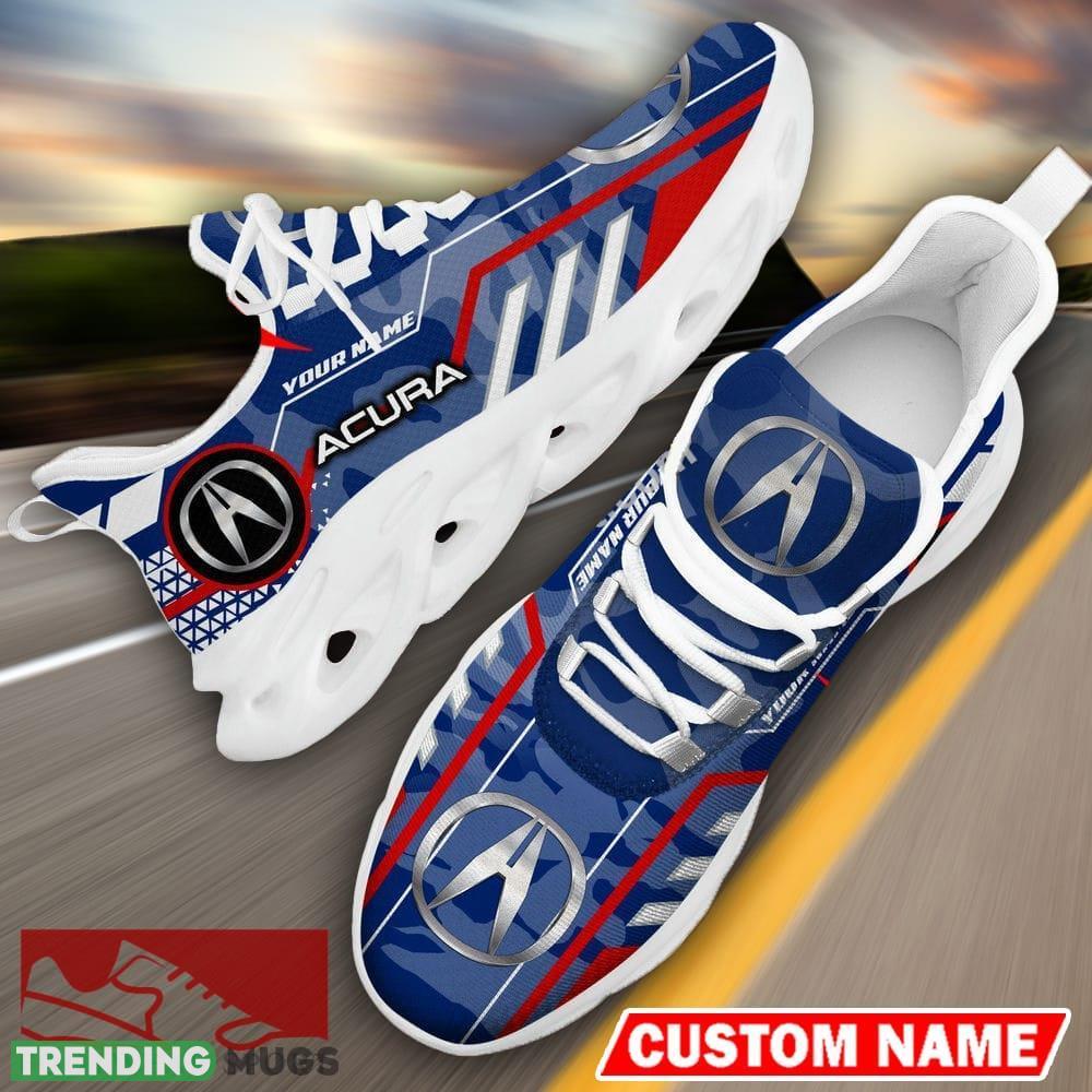 Custom Name Acura Logo Camo Blue Max Soul Sneakers Racing Car And Motorcycle Chunky Sneakers - Acura Logo Racing Car Tractor Farmer Max Soul Shoes Personalized Photo 18 Custom Name Acura Logo Camo Blue Max Soul Sneakers Racing Car And Motorcycle Chunky Sneakers - Acura Logo Racing Car Tractor Farmer Max Soul Shoes Personalized Photo 18