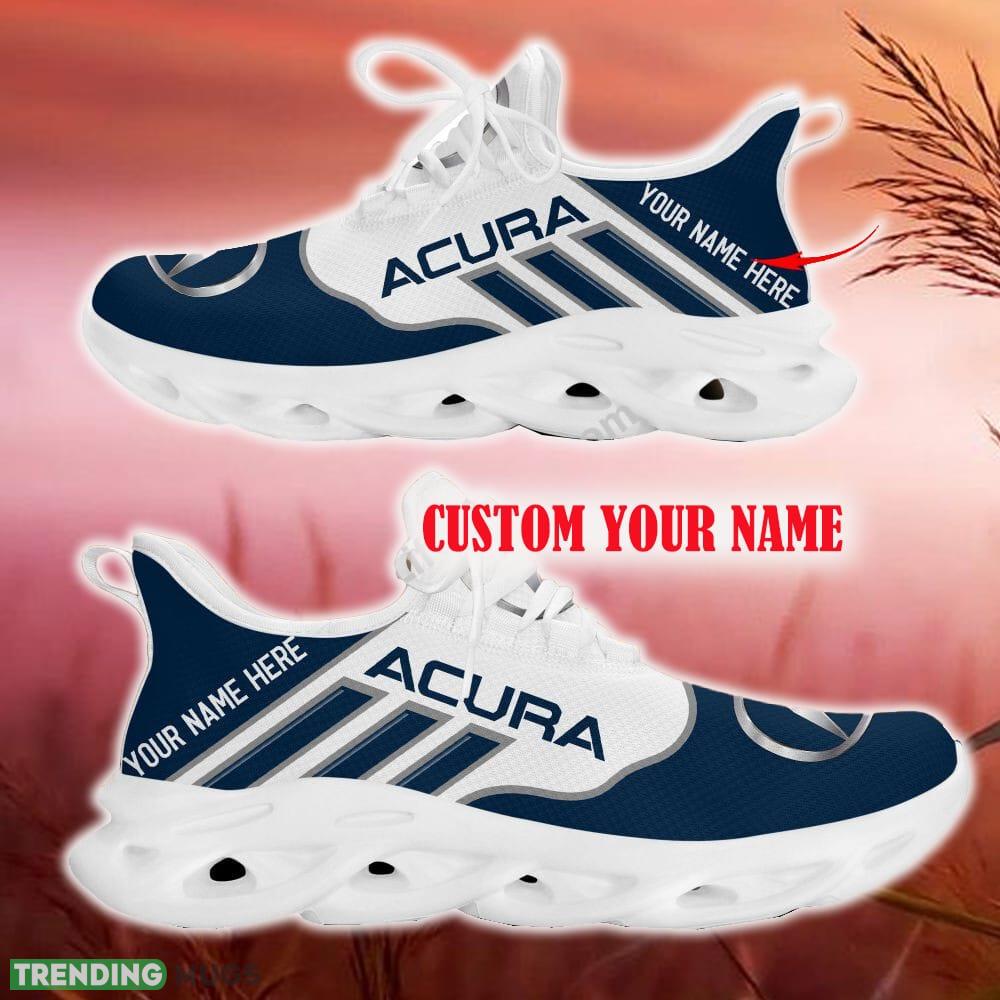 Custom Name Acura Navy Car Logo Max Soul Sneakers For Fans Team Running Shoes Gift Men And Women - Acura Max Soul Shoes New Car_12 Custom Name Acura Navy Car Logo Max Soul Sneakers For Fans Team Running Shoes Gift Men And Women - Acura Max Soul Shoes New Car_12