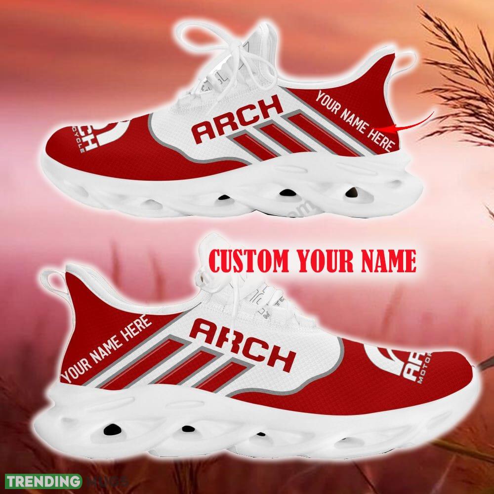 Custom Name Arch Red Car Logo Max Soul Sneakers For Fans Team Running Shoes Gift Men And Women - Arch Max Soul Shoes New Car_13 Custom Name Arch Red Car Logo Max Soul Sneakers For Fans Team Running Shoes Gift Men And Women - Arch Max Soul Shoes New Car_13