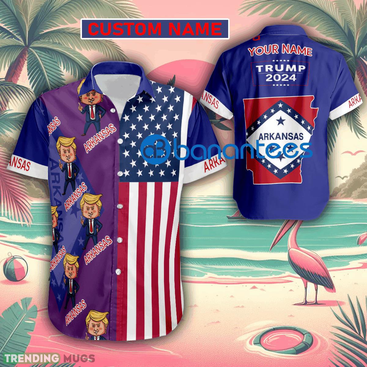 Custom Name Arkansas Hawaiian Shirt Baby Trump Pointing USA Flag Gift For Fans Trump Votes - Custom Name Arkansas Hawaiian Shirt Baby Trump Pointing USA Flag Gift For Fans Trump Votes Custom Name Arkansas Hawaiian Shirt Baby Trump Pointing USA Flag Gift For Fans Trump Votes - Custom Name Arkansas Hawaiian Shirt Baby Trump Pointing USA Flag Gift For Fans Trump Votes