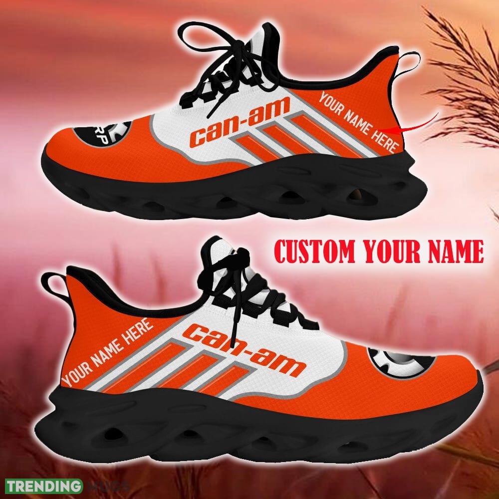 Custom Name Can Am Motorcycles Orange Car Logo Max Soul Sneakers For Fans Team Running Shoes Gift Men And Women Max Soul Custom Name Can Am Motorcycles Orange Car Logo Max Soul Sneakers For Fans Team Running Shoes Gift Men And Women Max Soul