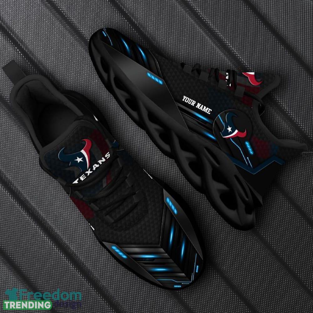 Custom Name Houston Texans 3D Printed Men's And Women's Sizes Max Soul Shoes Streetwear Running Sneakers Fans Gift - Custom Name Houston Texans 3D Printed Men's And Women's Max Soul Shoes_1