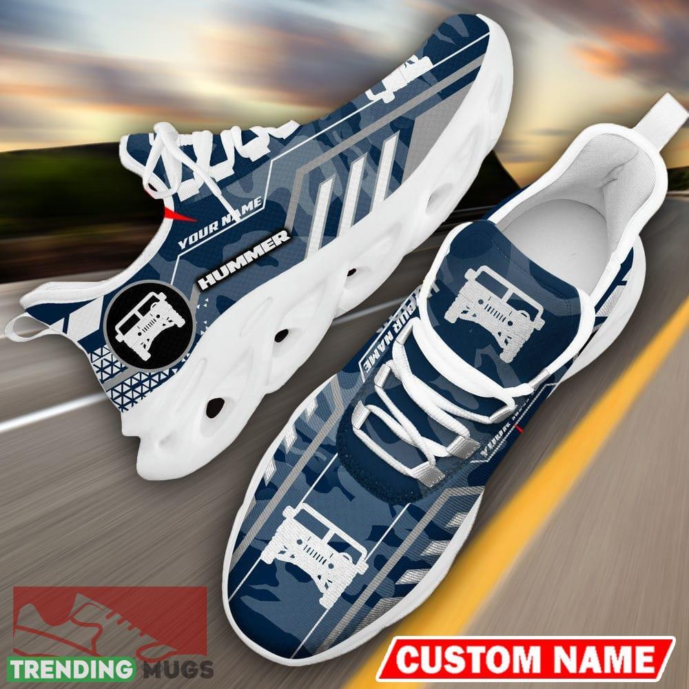 Custom Name Hummer Logo Camo Navy Max Soul Sneakers Racing Car And Motorcycle Chunky Sneakers Max Soul Custom Name Hummer Logo Camo Navy Max Soul Sneakers Racing Car And Motorcycle Chunky Sneakers Max Soul