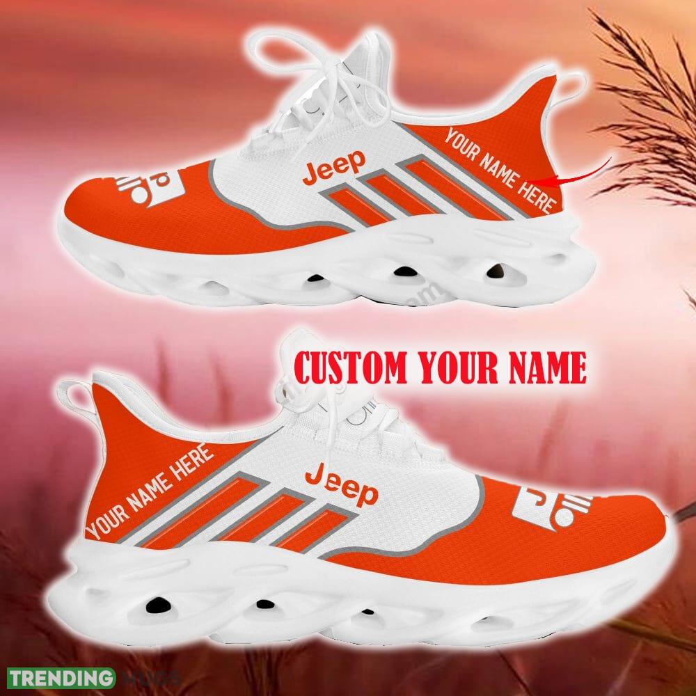 Custom Name Jeep Orange Car Logo Max Soul Sneakers For Fans Team Running Shoes Gift Men And Women - Jeep Max Soul Shoes New Car_19 Custom Name Jeep Orange Car Logo Max Soul Sneakers For Fans Team Running Shoes Gift Men And Women - Jeep Max Soul Shoes New Car_19