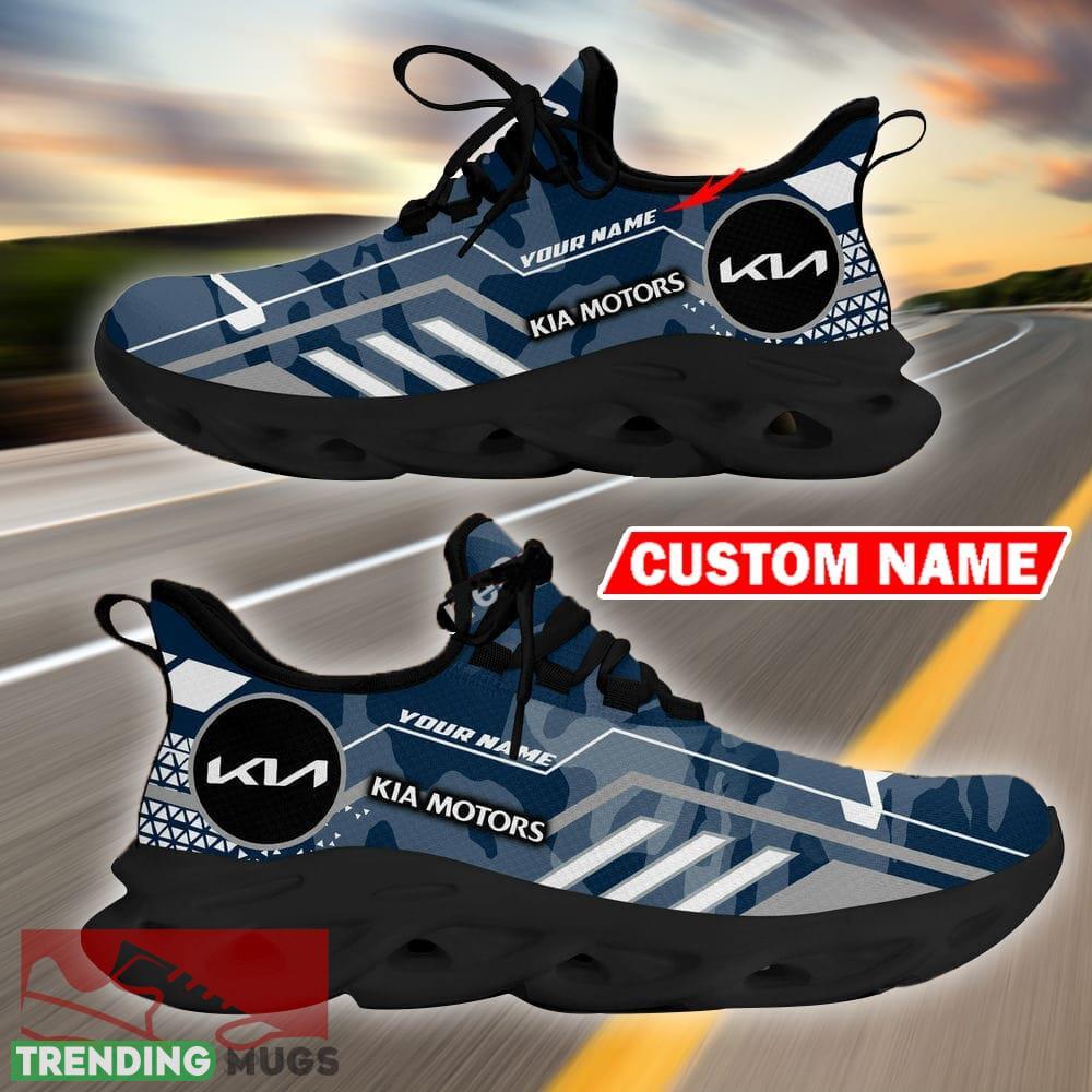 Custom Name Kia Logo Camo Navy Max Soul Sneakers Racing Car And Motorcycle Chunky Sneakers - Kia Logo Racing Car Tractor Farmer Max Soul Shoes Personalized Photo 10 Custom Name Kia Logo Camo Navy Max Soul Sneakers Racing Car And Motorcycle Chunky Sneakers - Kia Logo Racing Car Tractor Farmer Max Soul Shoes Personalized Photo 10