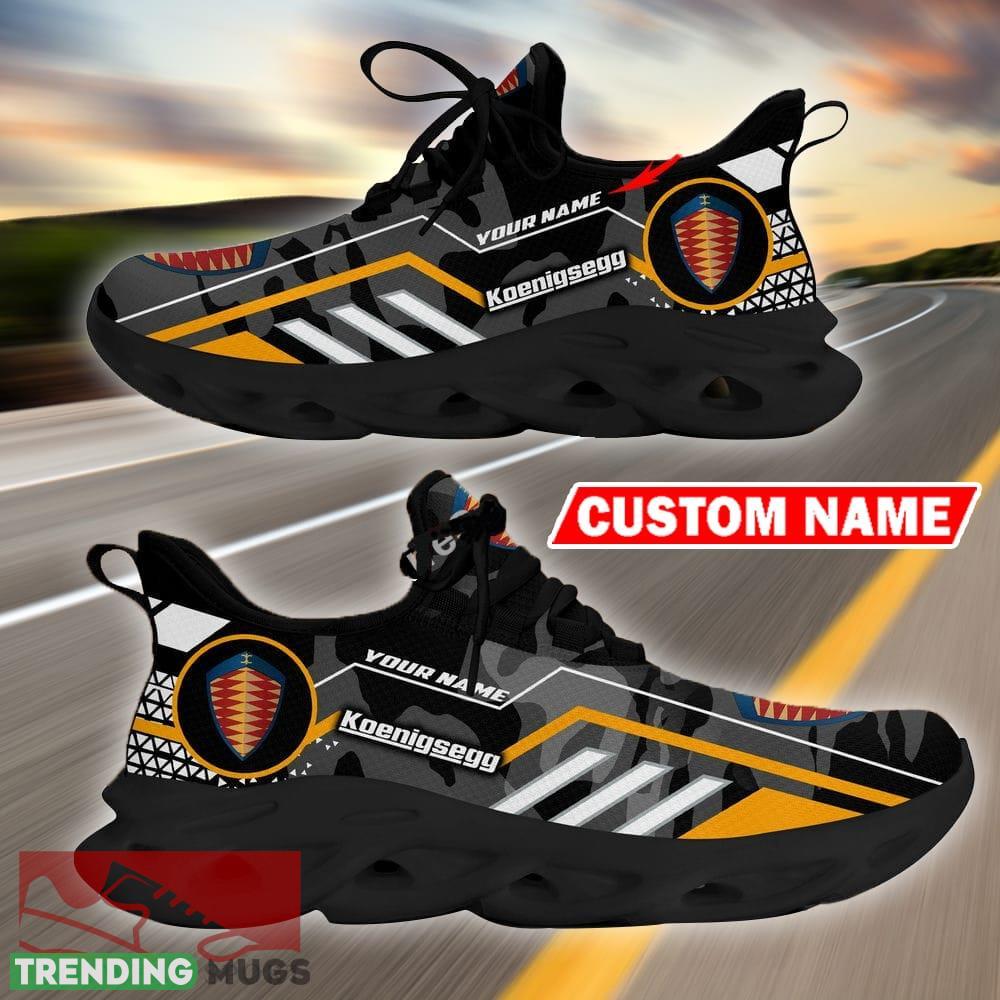 Custom Name Koenigsegg Logo Camo Black Max Soul Sneakers Racing Car And Motorcycle Chunky Sneakers - Koenigsegg Logo Racing Car Tractor Farmer Max Soul Shoes Personalized Photo 1 Custom Name Koenigsegg Logo Camo Black Max Soul Sneakers Racing Car And Motorcycle Chunky Sneakers - Koenigsegg Logo Racing Car Tractor Farmer Max Soul Shoes Personalized Photo 1