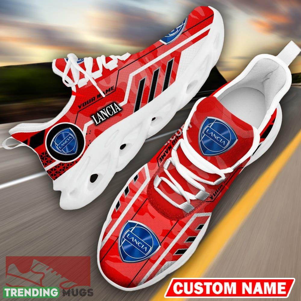 Custom Name Lancia Logo Camo Red Max Soul Sneakers Racing Car And Motorcycle Chunky Sneakers - Lancia Logo Racing Car Tractor Farmer Max Soul Shoes Personalized Photo 14 Custom Name Lancia Logo Camo Red Max Soul Sneakers Racing Car And Motorcycle Chunky Sneakers - Lancia Logo Racing Car Tractor Farmer Max Soul Shoes Personalized Photo 14