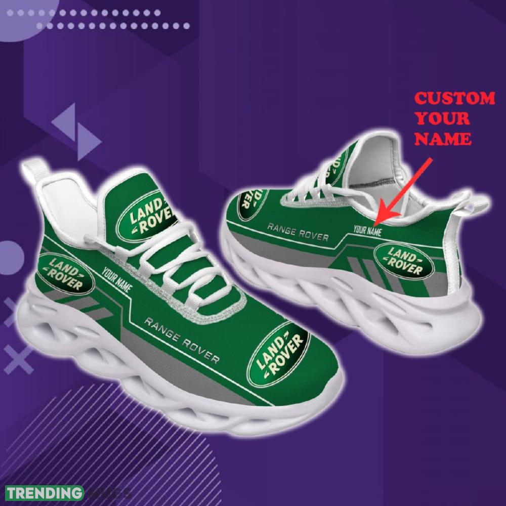 Custom Name Land Rover Car Lovers Fans Max Soul Sneakers New Gift Running Shoes Men Women Fans - Land Rover Chunky Shoes Car Personlized Photo 1