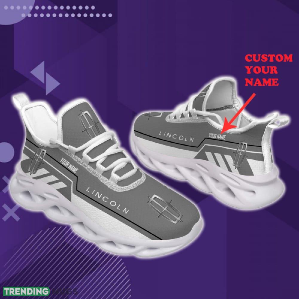 Custom Name Lincoln Car Lovers Fans Max Soul Sneakers New Gift Running Shoes Men Women Fans - Lincoln Chunky Shoes Car Personlized Photo 1 Custom Name Lincoln Car Lovers Fans Max Soul Sneakers New Gift Running Shoes Men Women Fans - Lincoln Chunky Shoes Car Personlized Photo 1