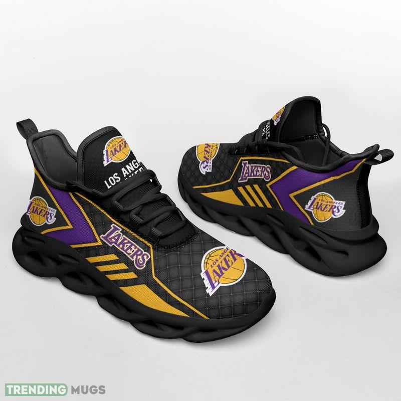 Custom Name Los Angeles Lakers Men's and Women's Max Soul Shoes Culture Chunky Sneakers Max Soul Custom Name Los Angeles Lakers Men's and Women's Max Soul Shoes Culture Chunky Sneakers Max Soul