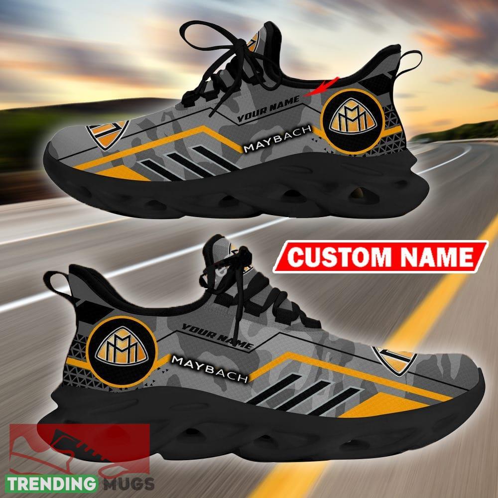 Custom Name Maybach Logo Camo Grey Max Soul Sneakers Racing Car And Motorcycle Chunky Sneakers Max Soul Custom Name Maybach Logo Camo Grey Max Soul Sneakers Racing Car And Motorcycle Chunky Sneakers Max Soul