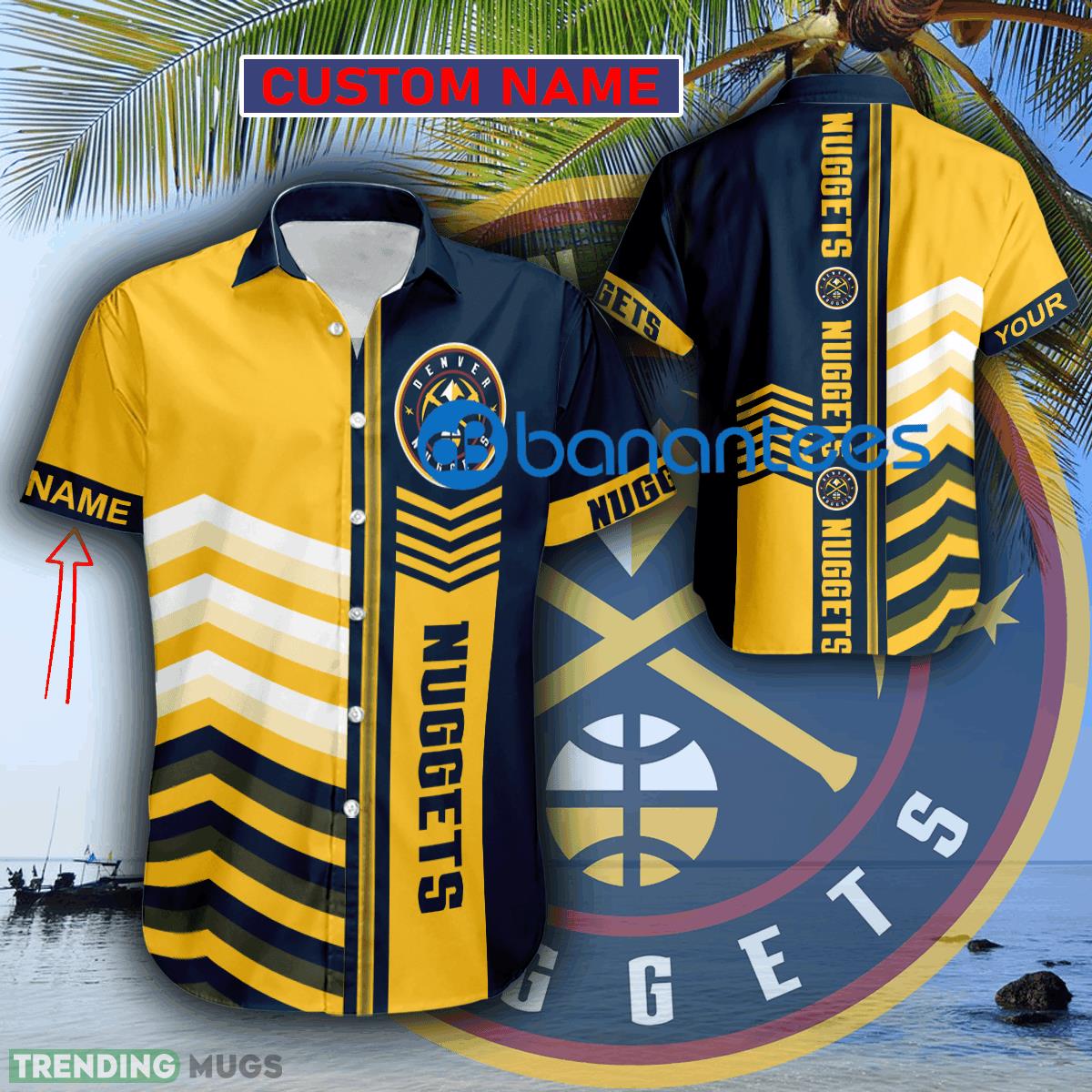 Custom Name NBA Denver Nuggets Beach Logo 3D Hawaiian Shirt Men And Women Gift - Custom Name NBA Denver Nuggets Beach Logo 3D Hawaiian Shirt Men And Women Gift Custom Name NBA Denver Nuggets Beach Logo 3D Hawaiian Shirt Men And Women Gift - Custom Name NBA Denver Nuggets Beach Logo 3D Hawaiian Shirt Men And Women Gift