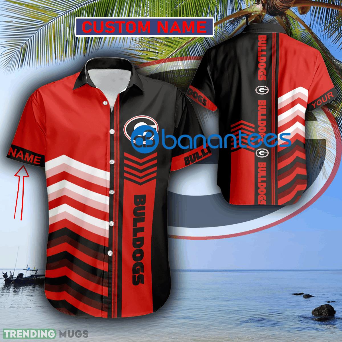 Custom Name NCAA Georgia Bulldogs Souvenir Logo All Over Print Hawaiian Shirt For Men And Women - Custom Name NCAA Georgia Bulldogs Souvenir Logo All Over Print Hawaiian Shirt For Men And Women Custom Name NCAA Georgia Bulldogs Souvenir Logo All Over Print Hawaiian Shirt For Men And Women - Custom Name NCAA Georgia Bulldogs Souvenir Logo All Over Print Hawaiian Shirt For Men And Women