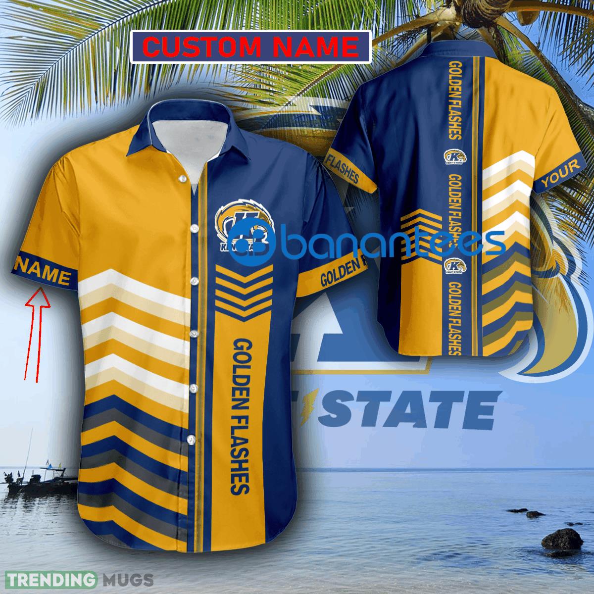 Custom Name NCAA Kent State Golden Flashes Hula AOP Hawaiian Shirt For Summer - Custom Name NCAA Kent State Golden Flashes Hula AOP Hawaiian Shirt For Summer Custom Name NCAA Kent State Golden Flashes Hula AOP Hawaiian Shirt For Summer - Custom Name NCAA Kent State Golden Flashes Hula AOP Hawaiian Shirt For Summer