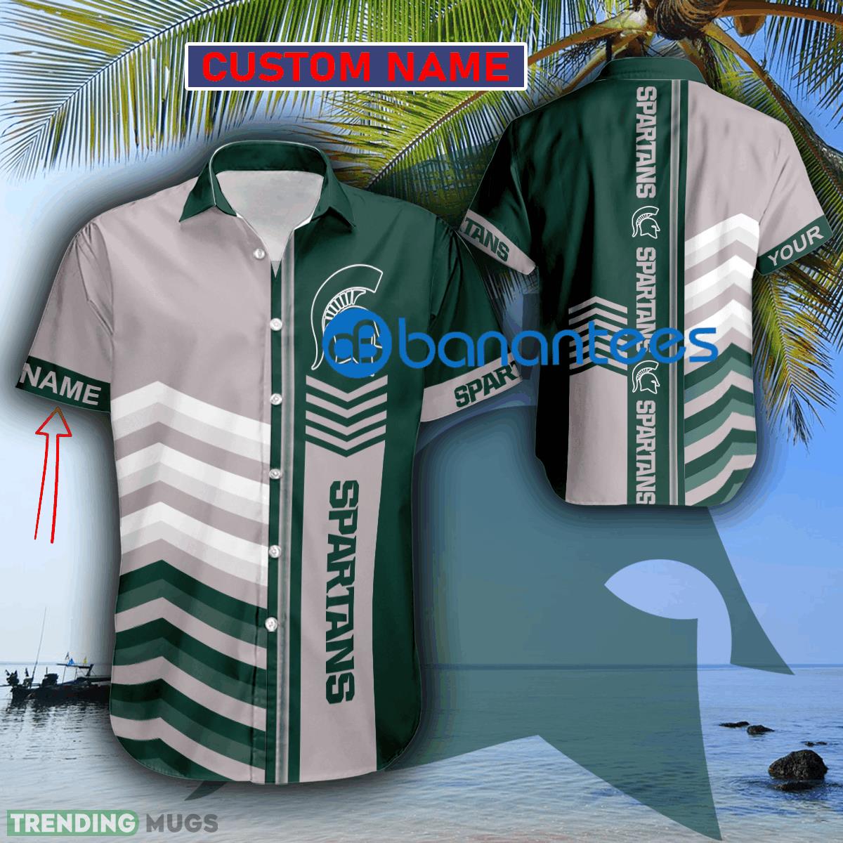 Custom Name NCAA Michigan State Spartans Bold New 3D Hawaiian Shirt For Men And Women - Custom Name NCAA Michigan State Spartans Bold New 3D Hawaiian Shirt For Men And Women Custom Name NCAA Michigan State Spartans Bold New 3D Hawaiian Shirt For Men And Women - Custom Name NCAA Michigan State Spartans Bold New 3D Hawaiian Shirt For Men And Women