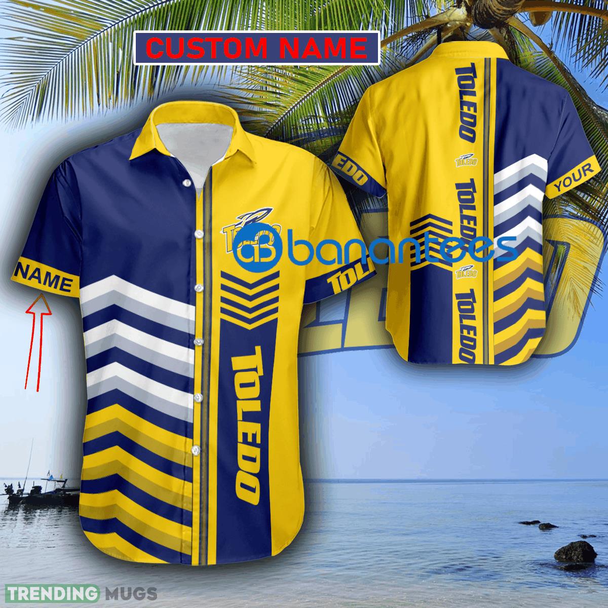 Custom Name NCAA Toledo Rockets Surf Logo All Over Print Hawaiian Shirt Men And Women Gift - Custom Name NCAA Toledo Rockets Surf Logo All Over Print Hawaiian Shirt Men And Women Gift Custom Name NCAA Toledo Rockets Surf Logo All Over Print Hawaiian Shirt Men And Women Gift - Custom Name NCAA Toledo Rockets Surf Logo All Over Print Hawaiian Shirt Men And Women Gift